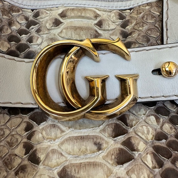 Gucci python snake skin tote GG - Picture 3 of 7